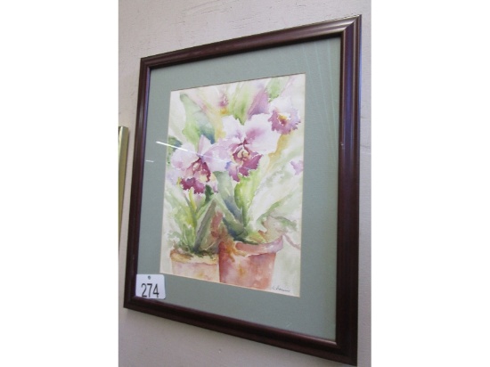 Signed Print Watercolor
