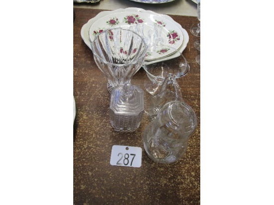 Platters, Knife Rest, Crystal Pieces