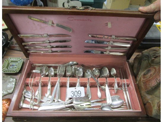 Silverware and Tray