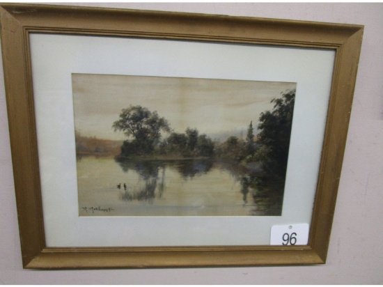 Watercolour Painting - Signed