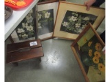 Foot Stool, Picture Frames