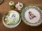 Antique Plates and Hand Painted Vase