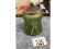 Satin Glass Biscuit Barrel