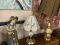 Lamps and a Figurine