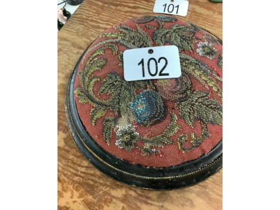 Needlepoint Footstool
