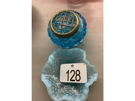 Blue Glass Dishes