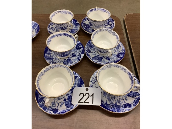 Royal Crown Derby Cups and Saucers