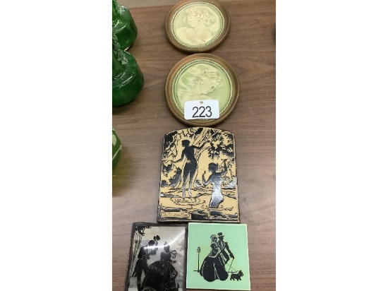 Silhouettes and Plaques