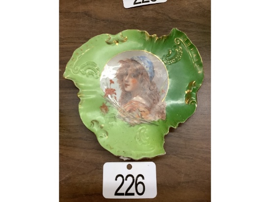 Hand Painted Victorian Plate