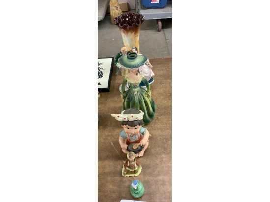 Figurines and Vase
