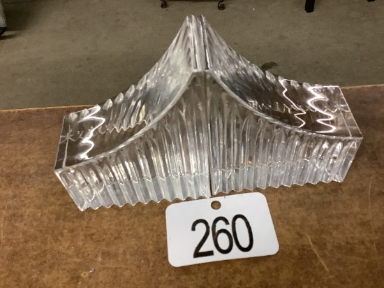Glass Bookends