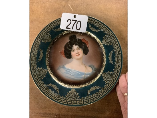 Hand Painted Bavarian Plate