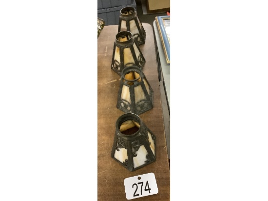 Slag Glass Shades