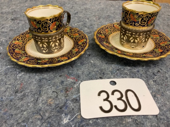 Aynsley Cups and Saucers