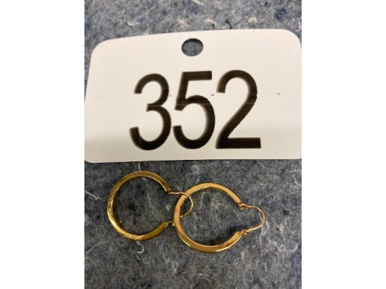 Gold Hoop Earrings