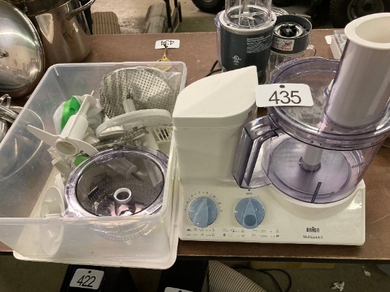 Braun Food Processor with Attachments