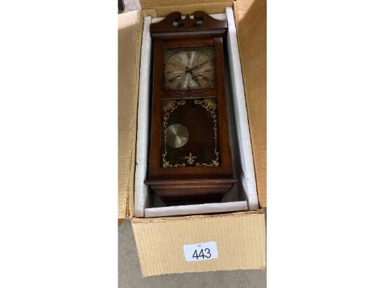 Daniel Dakota Pendulum Wall Clock - New