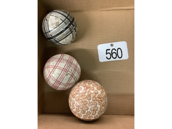 Antique Carpet Balls
