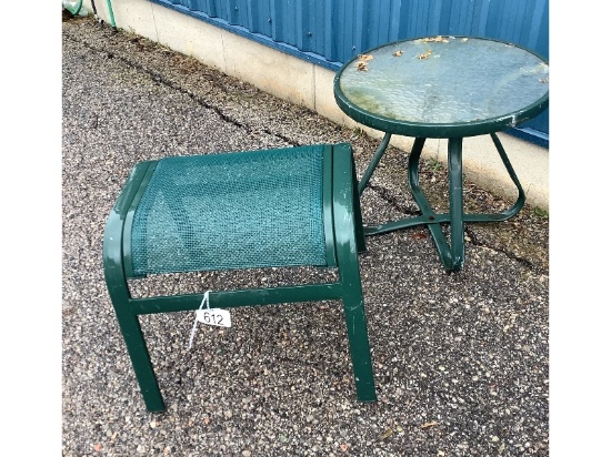 Footstool and Table