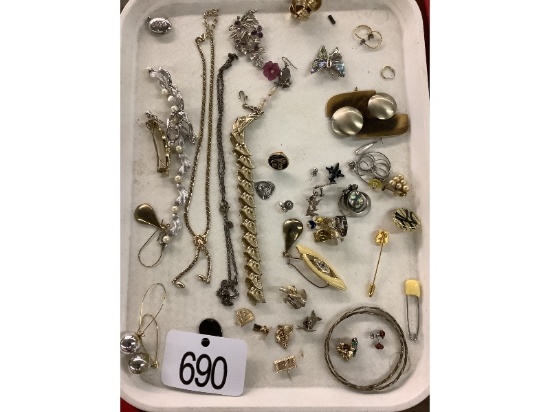 Tray of Victorian Jewelry