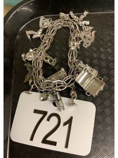 Sterling Silver Charm Bracelet