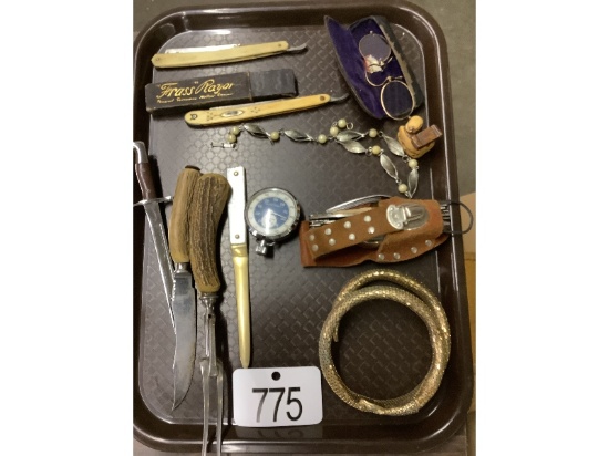 Straight Razors, Knives, Etc.