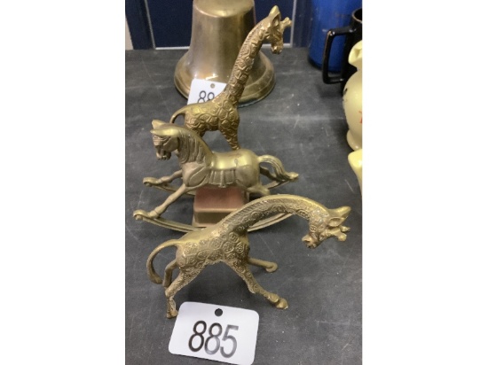 Brass Giraffes, Brass Horse