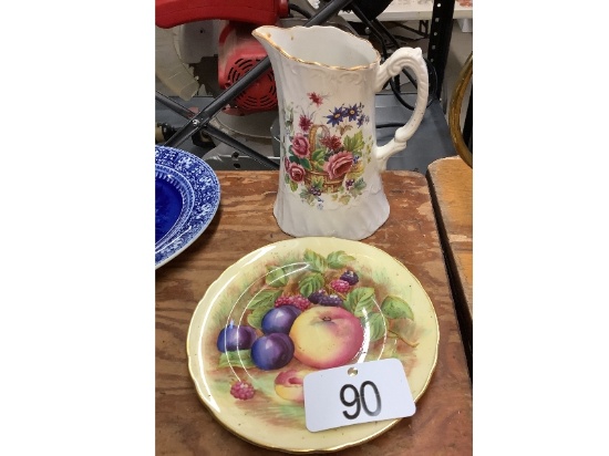 Aynsley Dish and Jug