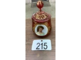 Cranberry Lidded Dish