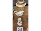 Jardiniere Gravy Boat and Two Dishes