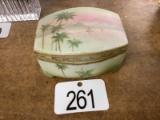 Hand Painted Lidded Dish