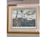 Colour Lithograph - Signed