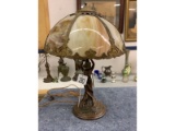 Slag Glass Lamp