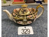 Royal Crown Derby Teapot - Chip on Inside of Rim