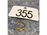 Gold Buckle Ring