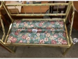 Brass Hall Bench