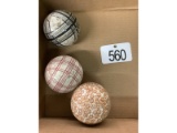 Antique Carpet Balls