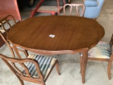 Walnut Table and Chairs