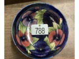 Signed Moorcroft Bowl - Has a Small Chip
