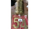Brass Pot and Numbers