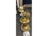 Brass Lamps, Etc.