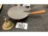 Teak Dish and Bell