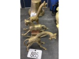 Brass Giraffes, Brass Horse