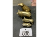 Brass Pigs and a Bear