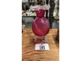 Cranberry Vase