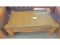 Glass Top Wicker Coffee Table