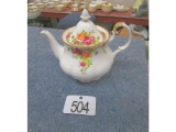 Royal Albert Old Country Rose Teapot