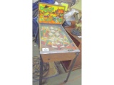 Wonder Wizard Demolition Derby Pinball Machine - Crack in Back Glass, Sold as Found