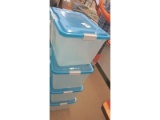 4 Plastic Totes