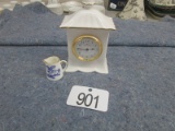 Royal Albert Clock & Coalport Miniature Clock